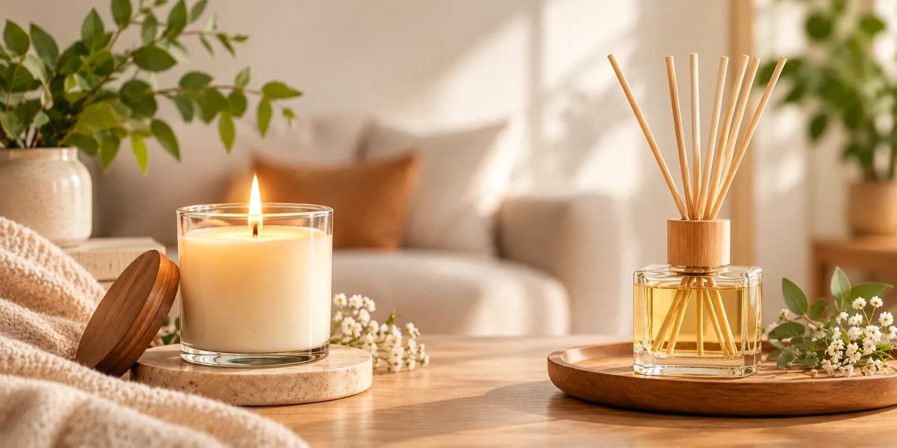 Scented Candle vs Reed Diffuser: Which Is Suitable For Your Home?