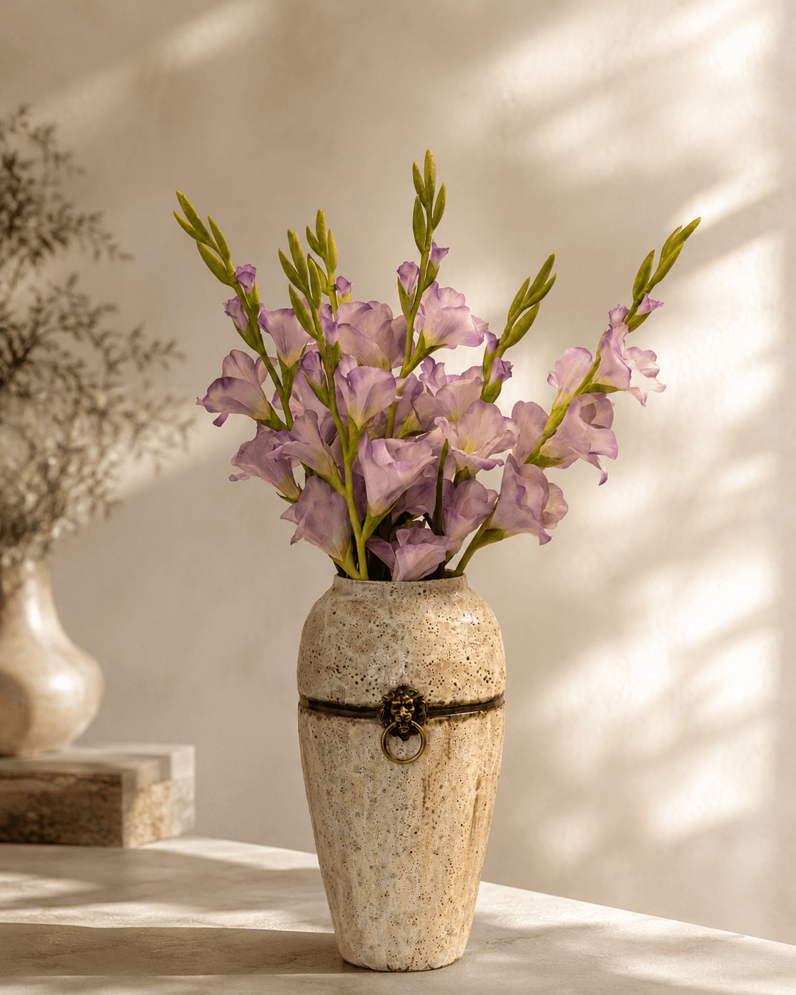 Gladiolus Violet Artificial Flower