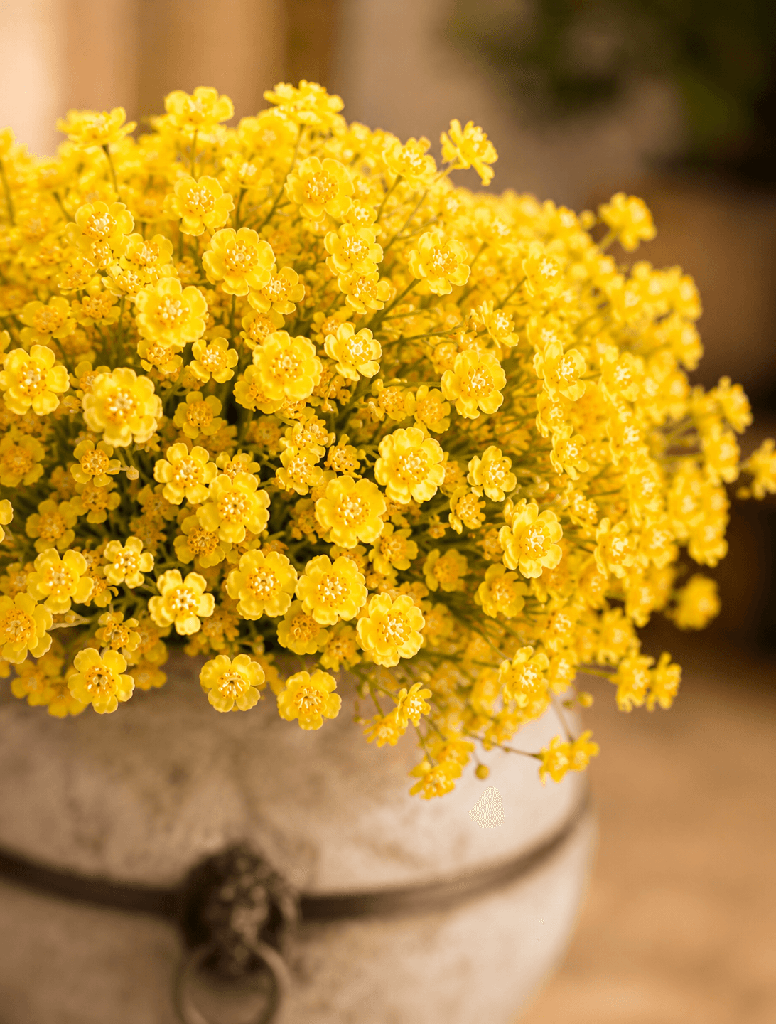 Gypsophila Yellow Artificial Flower